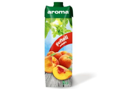 AROMA MEYVE SUYU 1 LT ŞEFTALİ 1*12