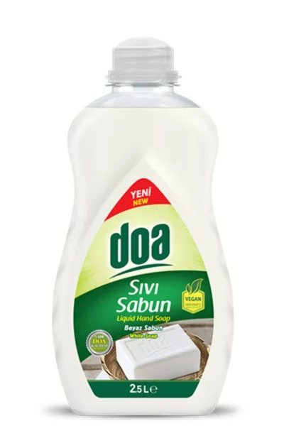 DOA SIVI SABUN 2500 ML BEYAZ SABUN 1*6