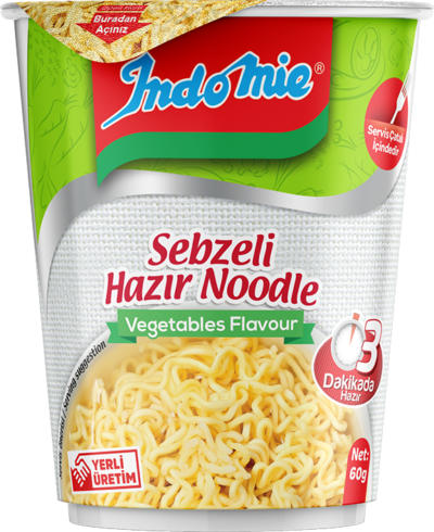 İNDOMİE NOODLE 60 GR BARDAK SEBZELİ 1*24