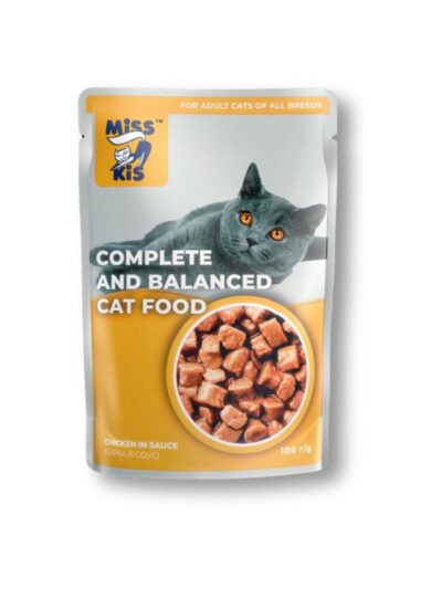 MİSS KİS KEDİ MAMASI 100 GR TAVUK ETLİ 1*24