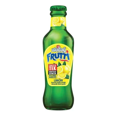 ULUDAĞ FRUTTİ MEYVELİ MADEN SUYU 200 ML LİMON 1*24