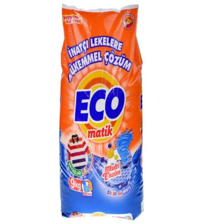 ECO MATİK 9 KG RENKLİLER VE BEYAZLAR 1*1