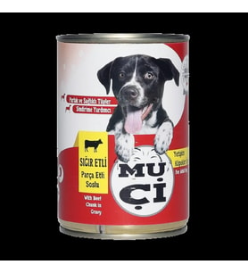 MUÇİ KÖPEK MAMASI 400 GR SIĞIR ETLİ 1*12